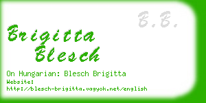 brigitta blesch business card